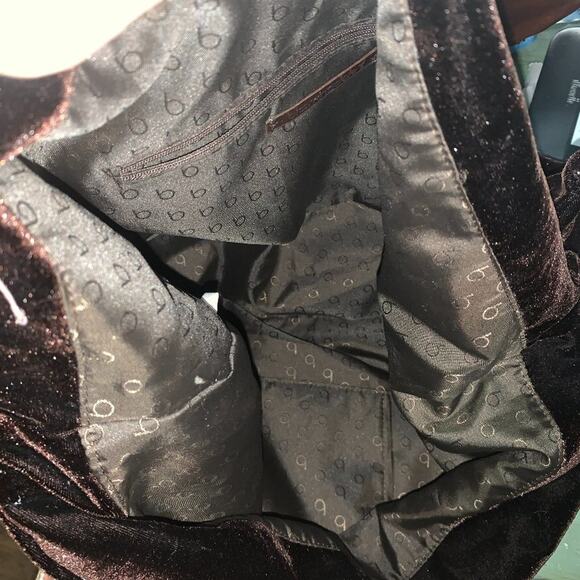 90s/Y2K LARGE VELVET BAG PURSE NEVER USED! - Picture 10 of 11